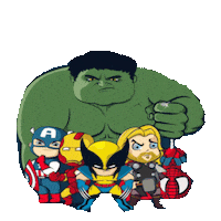 marvel STICKER by imoji
