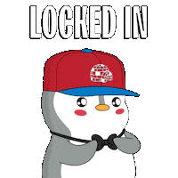 Im Ready Locked In Sticker by Pudgy Penguins