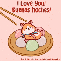 I Love You Buenas Noches GIF by SoyandMochi
