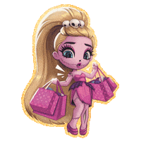 Pretty In Pink Shopping Sticker by Spin Master