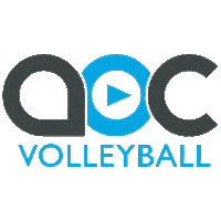 artofcoachingvb volleyball art of coaching aocvb aoc volleyball Sticker