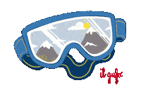 Snow Winter Sticker by Il Gufo