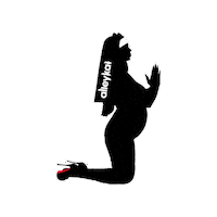 Dark Ritual Naughty Nun Sticker by katscratch rekords