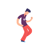 Dance Party Sticker by Fontys Hogescholen