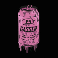 gasserdiariesofficial beer alcohol melt beercan GIF