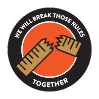 adcolor adcolor rulebreakers rule breakers take a stand Sticker
