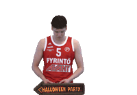 Basket_fi sport basketball halloween hoops Sticker