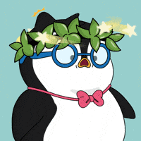 Confused Penguin GIF by Pudgy Penguins