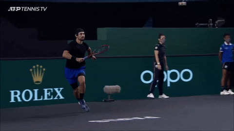 Jump Flying GIF by Tennis TV