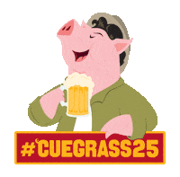 Cuegrass Sticker by The Pit BBQ
