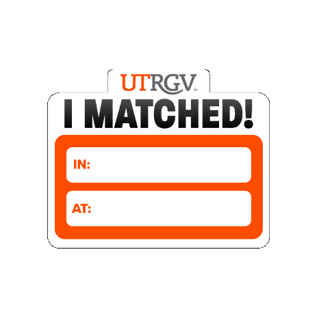 Matchday Sticker by The University of Texas Rio Grande Valley