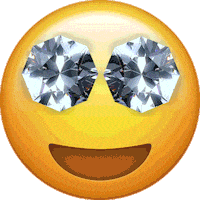 Diamond Eyes Lauren B Sticker by Lauren B Jewelry