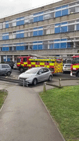 Emergency Services Attend 'Cleaning Chemical Spill' at Watford Hospital