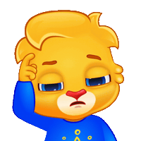 Thinking What Sticker by Lucas and Friends by RV AppStudios