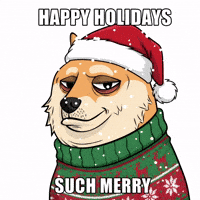 Christmas Snow GIF by Doge Pound