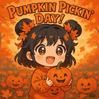 Pumpkin Patch Hana GIF by Persona