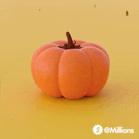Pumpkin Spice Falling GIF by Millions