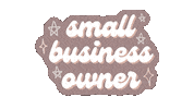 honestlyavaco small business small biz small business owner small biz owner Sticker