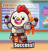 Celebration Success GIF by Zorooster