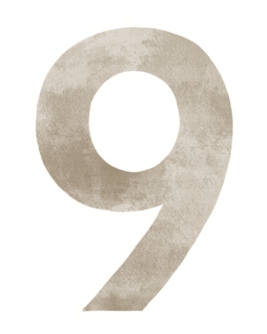 Countdown Number Sticker by Daniela Nachtigall