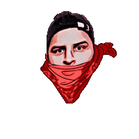 pabscrowned new red new post post Sticker