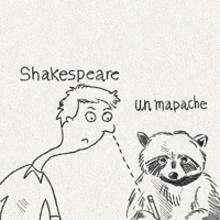 AlexTheAVP shakespeare mapache theavp alextheavp GIF