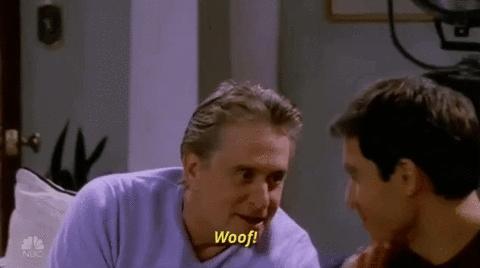 Will And Grace Woof GIF by NBC