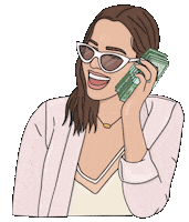 Money Entrepreneur Sticker by Manifestation Babe