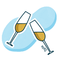 Friday Night Party Sticker by myHQ