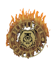 Fire Sticker by Berserker Coffee Company