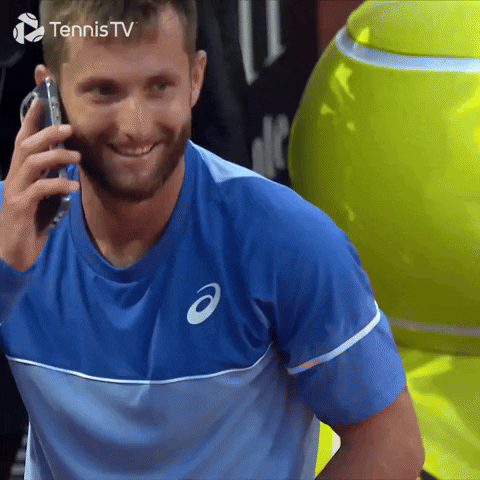 Hang Up Smile GIF by Tennis TV