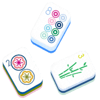 Game Night Tiles Sticker by Oh My Mahjong