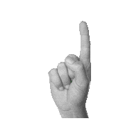 Hand No Sticker by Movilizatorio