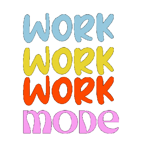 Layerstudiopr giphyupload fun colorful working Sticker