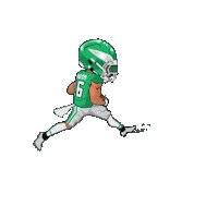 Running Back Art Sticker by Just Balln With J