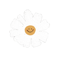 Flower Smile Sticker