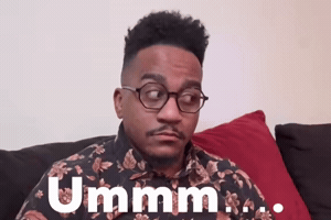Extrovergent wow confused look scared GIF