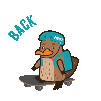 School Skateboard Sticker by PBOT Info