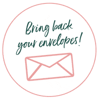 Envelope No Peeking Sticker by Real Deals Corporate