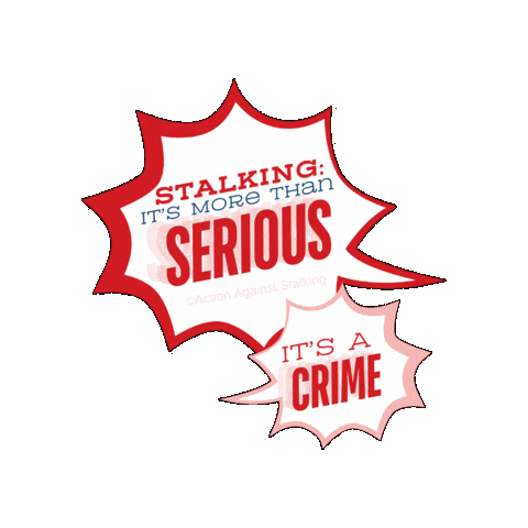 ActionAgainstStalking giphygifmaker Sticker