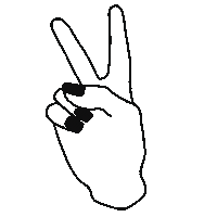 Peace Out Sticker