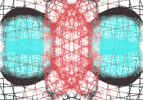 abstract 3d STICKER by The NGB