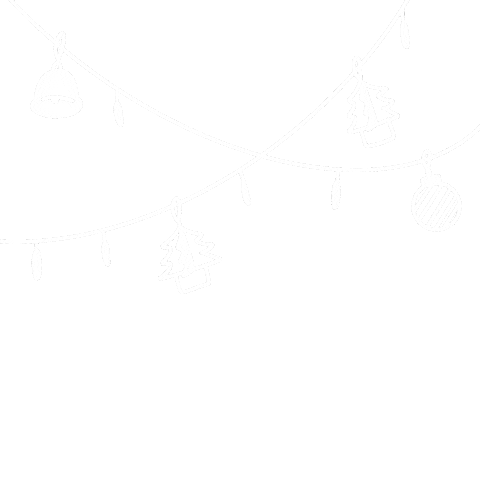 Christmas 白 Sticker