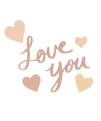 I Love You Hearts Sticker