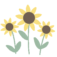 Flowers Hearts Sticker