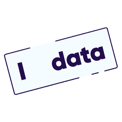 I Love Data Sticker by AppsFlyer