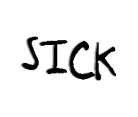 Sick Words Sticker