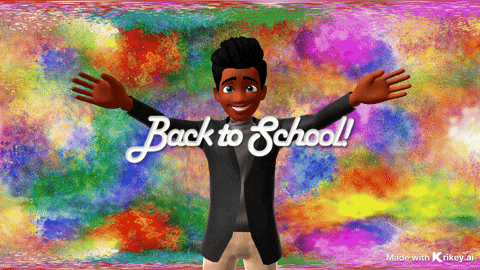 Back To School Dancing GIF by TeamKrikey