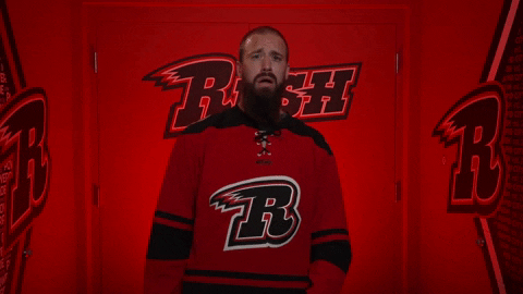 Shocked GIF by Rapid City Rush