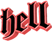 text wordart hell Sticker